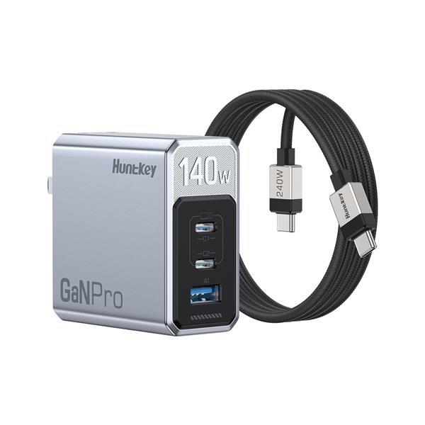140W 2C+1A折叠脚GaN安全快充（高能 S140 Pro）